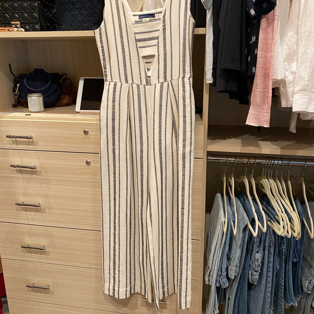 Levi’s stripe jumpsuit